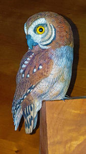 Fine art, Wood carving, Sculptue, wood sculpture, Owls, Bird lovers.